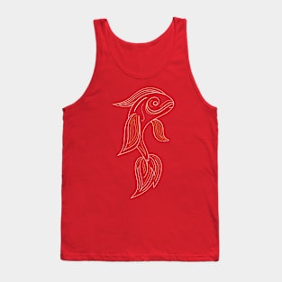 Gold fish for luck Tank Top